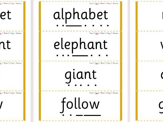Year 1 Spring 1 Week 3 (Supports Little Wandle)