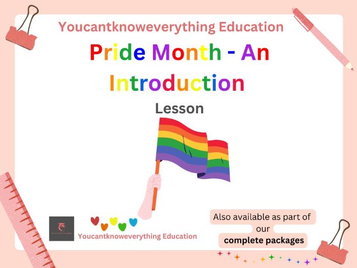Pride Month 2026 - An Introduction to Pride