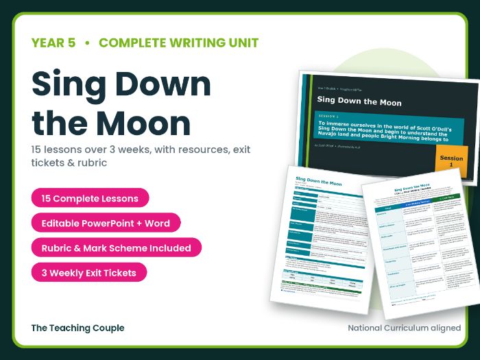 Sing Down the Moon | Year 5 English Unit
