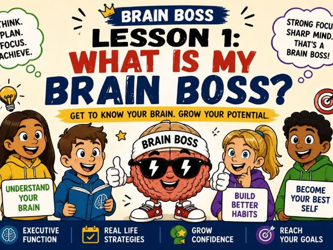 FREE Brain Boss Lesson 1: What Is My Brain Boss? Executive Function SEMH PSHE SEND