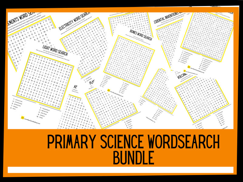 20 primary science wordsearches | Teaching Resources