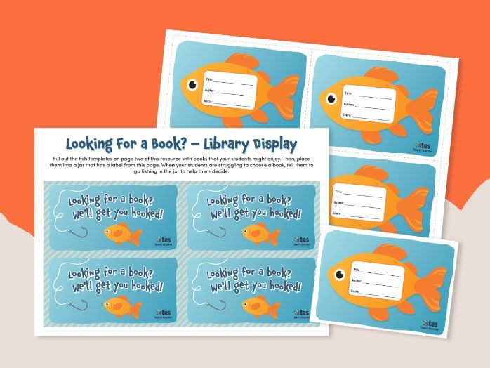Library display - find a new book!
