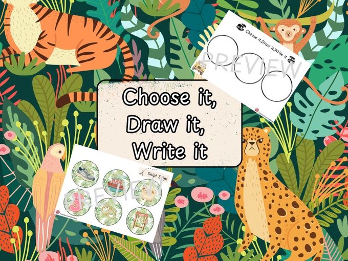 Safari Phase 3 Choose it, Draw it, Write it