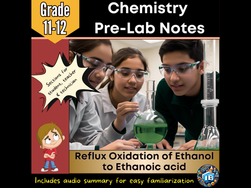 IB DP Chemistry Reflux Heating and Oxidation of Ethanol Lab Notes  2026