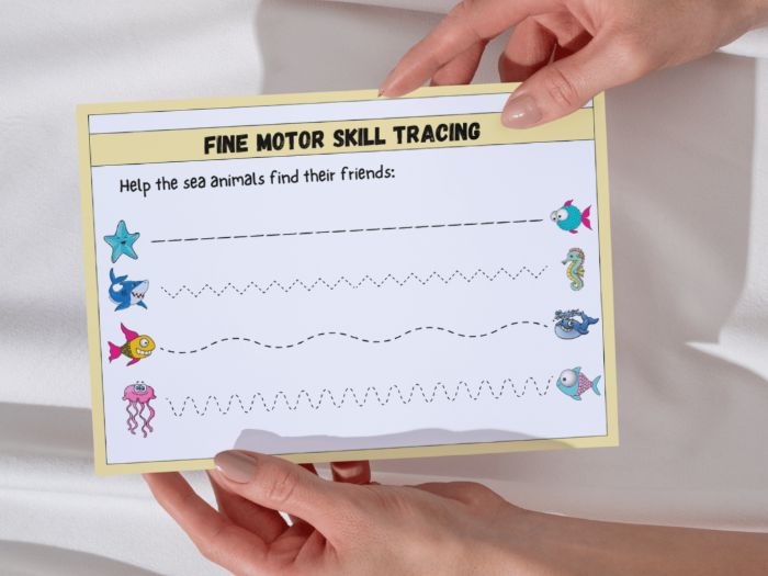 fun Fine Motor Skills Worksheet