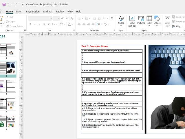 Cyber Crime - Computing Scheme of Work (5 Lessons and Assessment) | KS2 / KS3