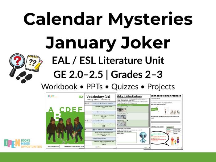 January Joker – EAL Literature Unit (GE 2.5–3.0)