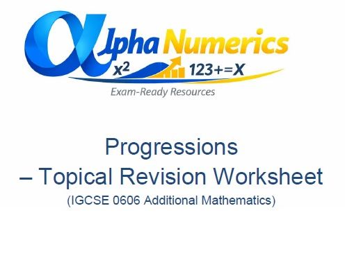 Progressions Exam Practice 0606
