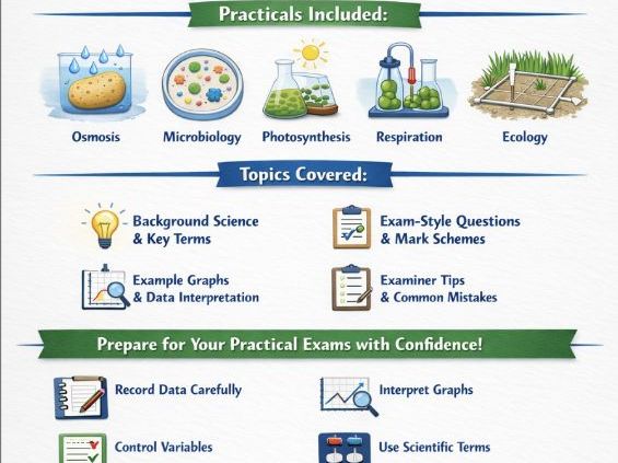 GCSE Biology Required Practicals Revision Workbook – Complete Edexcel 9–1 Student & Teacher Guide