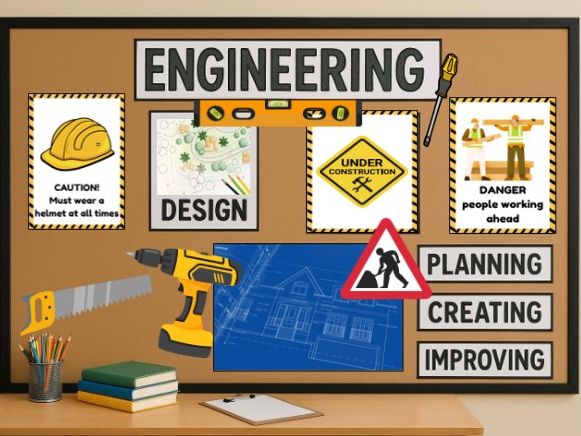 Construction Area Classroom Display Pack PDF