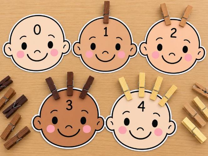 Counting hair to 10