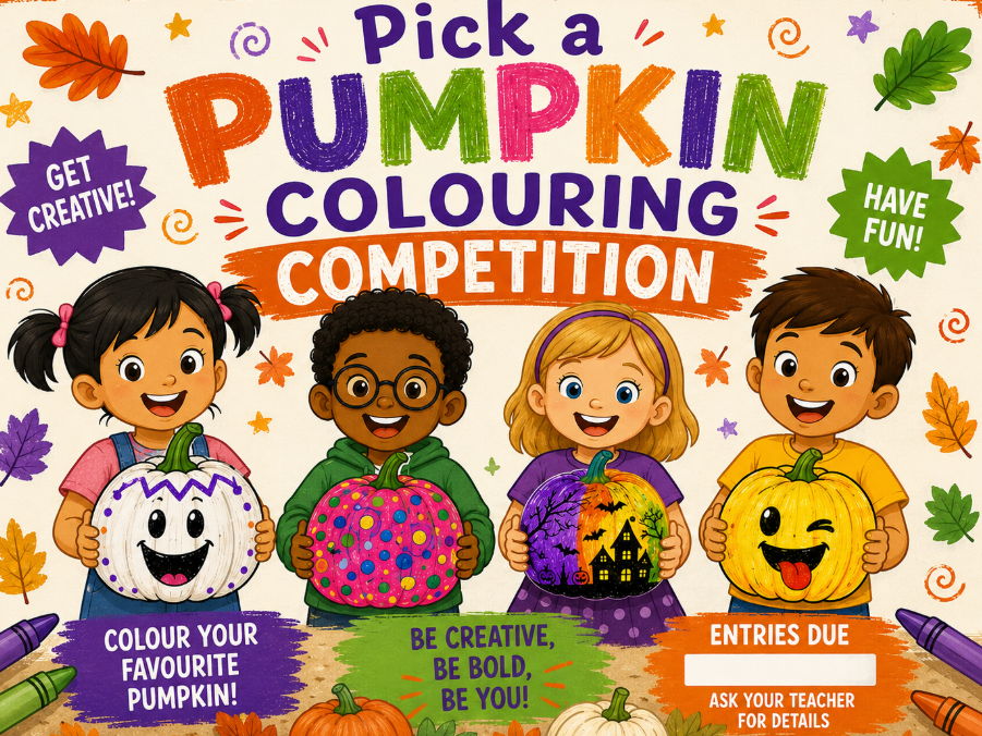 Pick a Pumpkin Colouring Competition