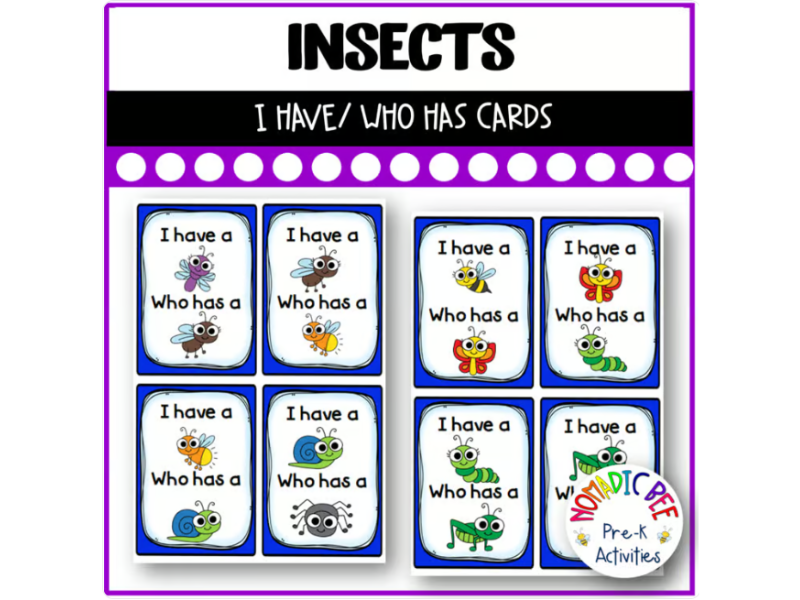 Insects - I have/ Who has cards