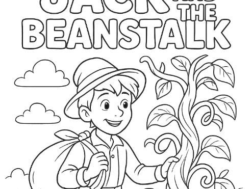 Jack and the Beanstalk Colouring Sheet