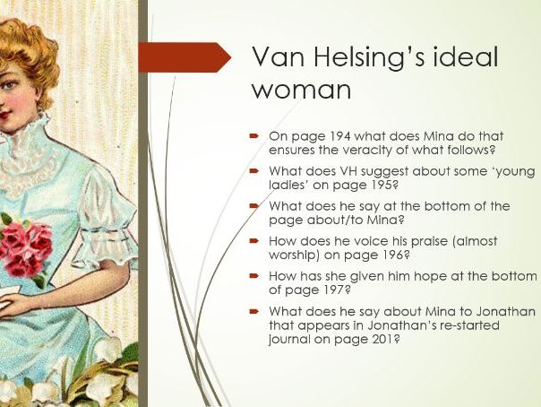 Bram Stoker's DRACULA Chapter 14 and Women