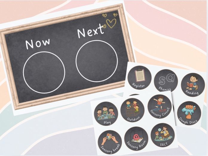 Display - Chalkboard Now & Next