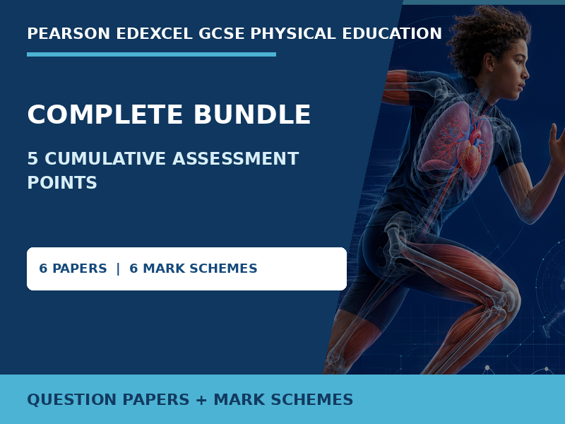 Pearson Edexcel GCSE PE Five Cumulative Assessments Complete Bundle
