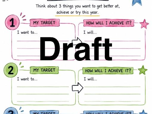 My September Targets | Back to School Activity 2026–2027