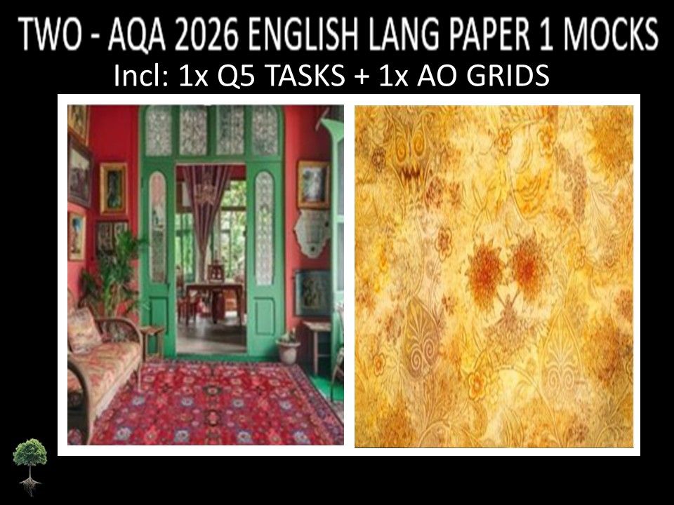 TWO - AQA PAPER 1 | 2026 FULL MOCKS | Q5 TASKS | AO GRIDS