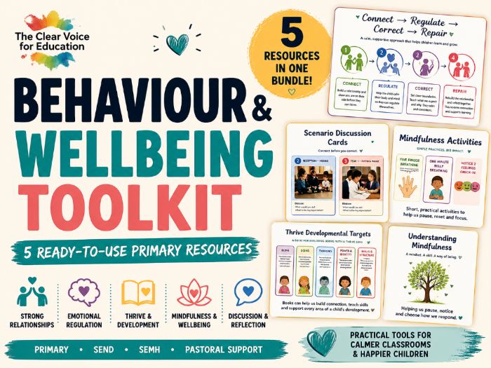 Behaviour, Wellbeing & Thrive Toolkit | 5 Primary Resources