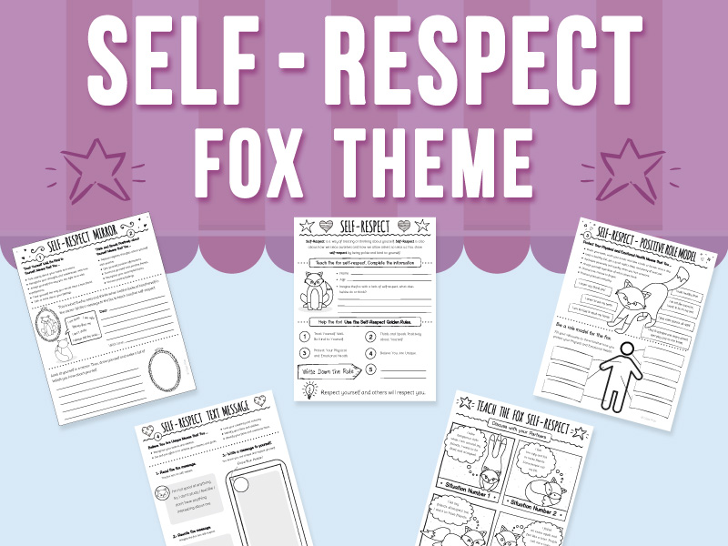 Self Respect Fox Theme SEL Activity