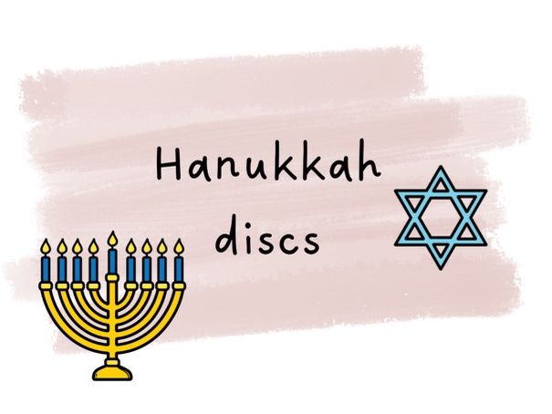 Hanukkah vocab discs