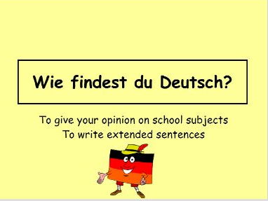 Wie findest du Deutsch?