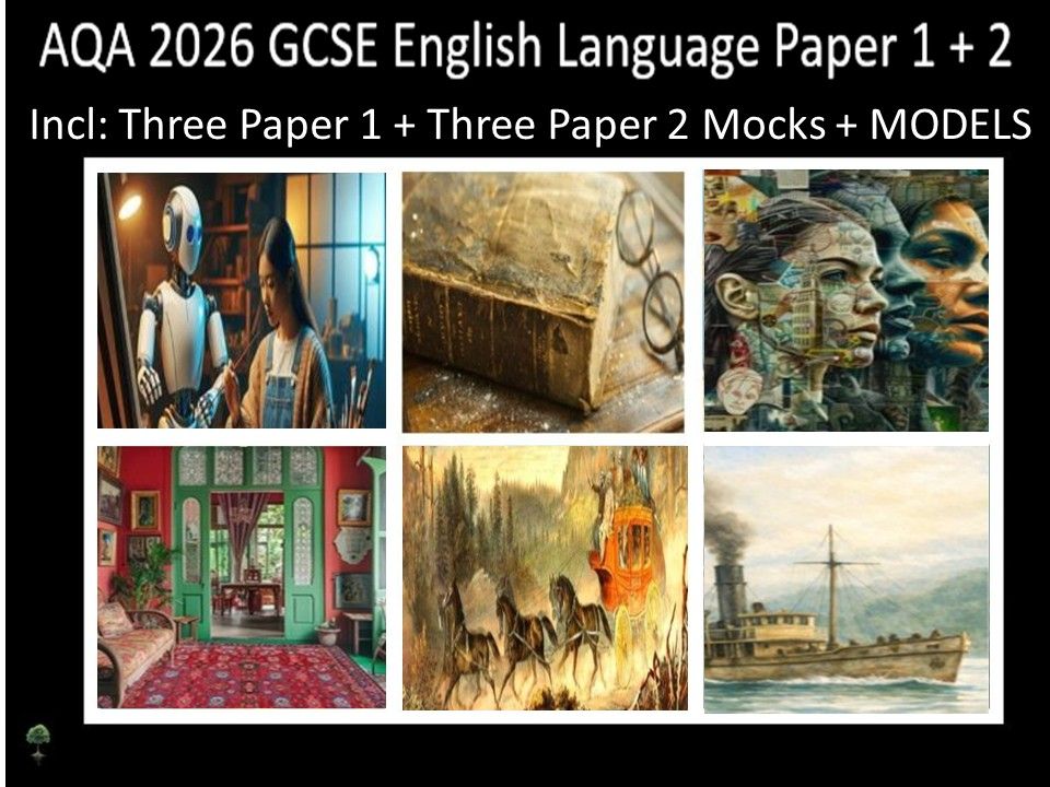 Six AQA 2026 GCSE English Language Paper 1 & 2 Mocks | Models