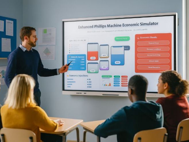 Phillips Machine Economic Simulator (2 versions)