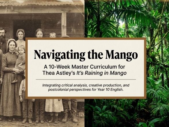 It’s Raining in Mango Novel Study Unit | Senior English Literary Analysis |