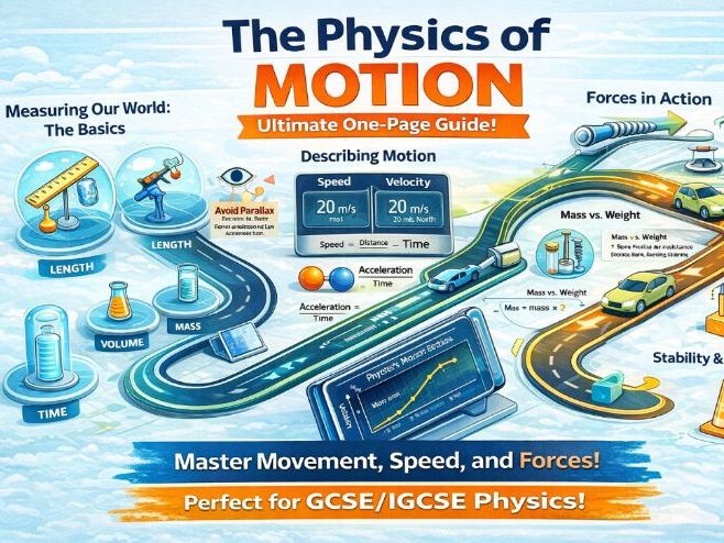 Physics in Motion - Infographic