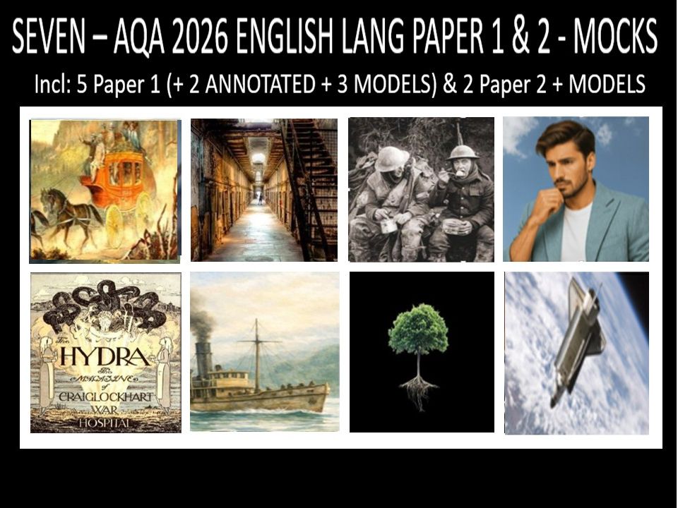 SEVEN - AQA PAPER 1 & 2 | 2026 FULL MOCKS | ANNOTATED | MODELS