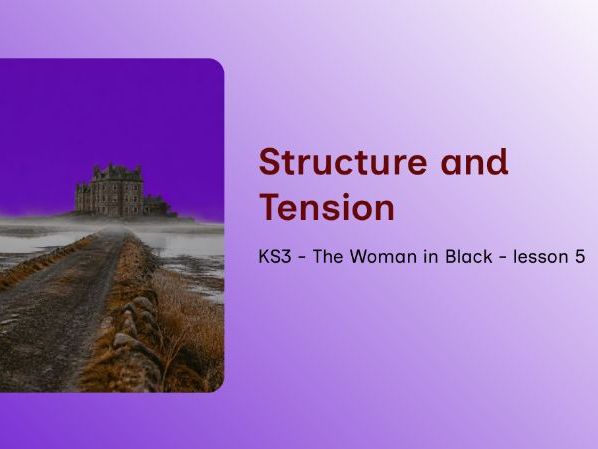 KS3 - The Woman in Black Lesson 5: Structure, Suspense and the Causeway