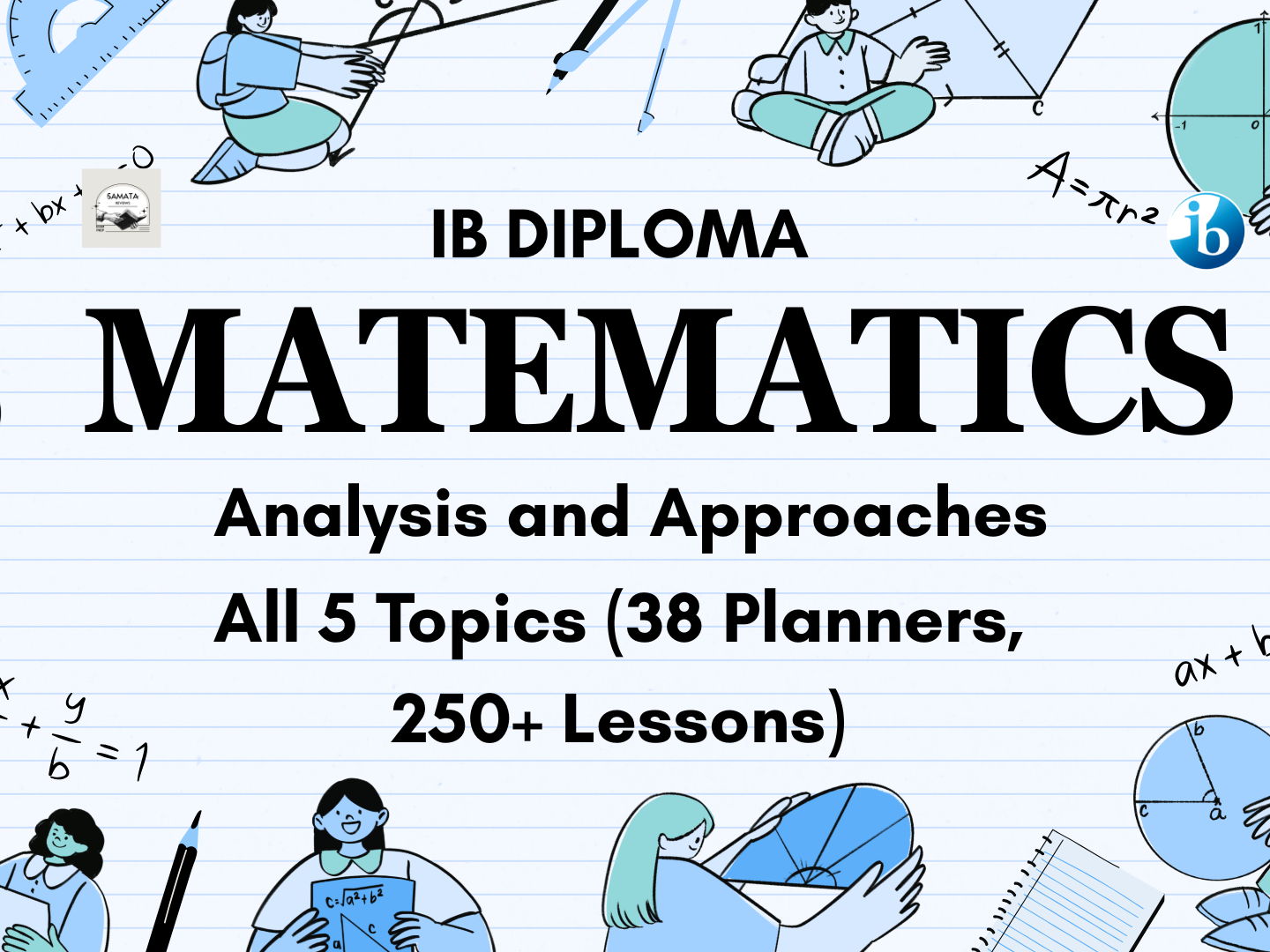 Complete Unit Planner Bundle for IB Mathematics Analysis and Approaches — All 5 Topics (38 Planners, 250+ Lessons)