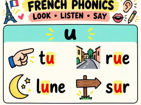 French Phonics Flashcards & Posters | GCSE Read Aloud Revision | KS3–KS4