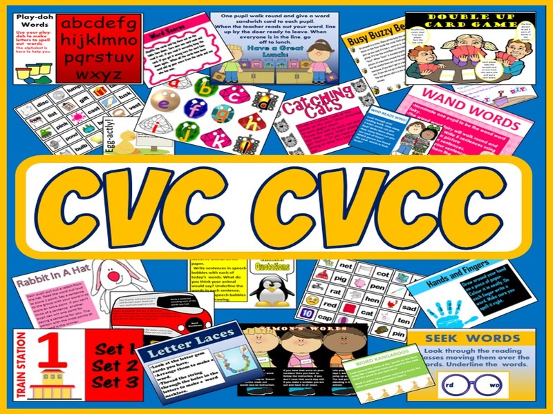 CVC AND CVCC WORDS - GAMES AND ACTIVITIES - LETTERS SOUNDS PHONICS SPELLINGS LITERACY ENGLISH