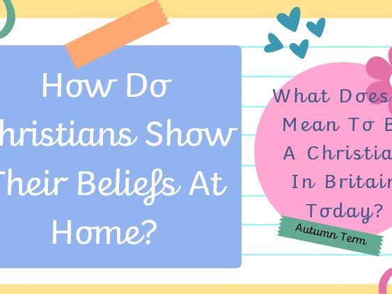 KS2 RE Plan - What Does It Mean To Be A Christian In Britain Today? Full Unit Planning