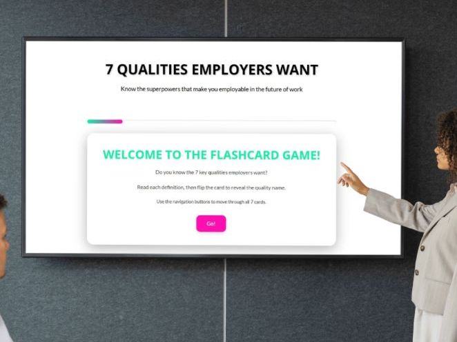 Careers: Flashcard Game - Qualities