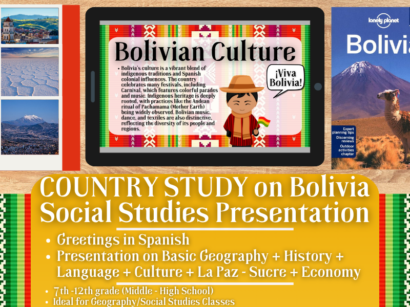 Country Study Presentation on Bolivia - South America