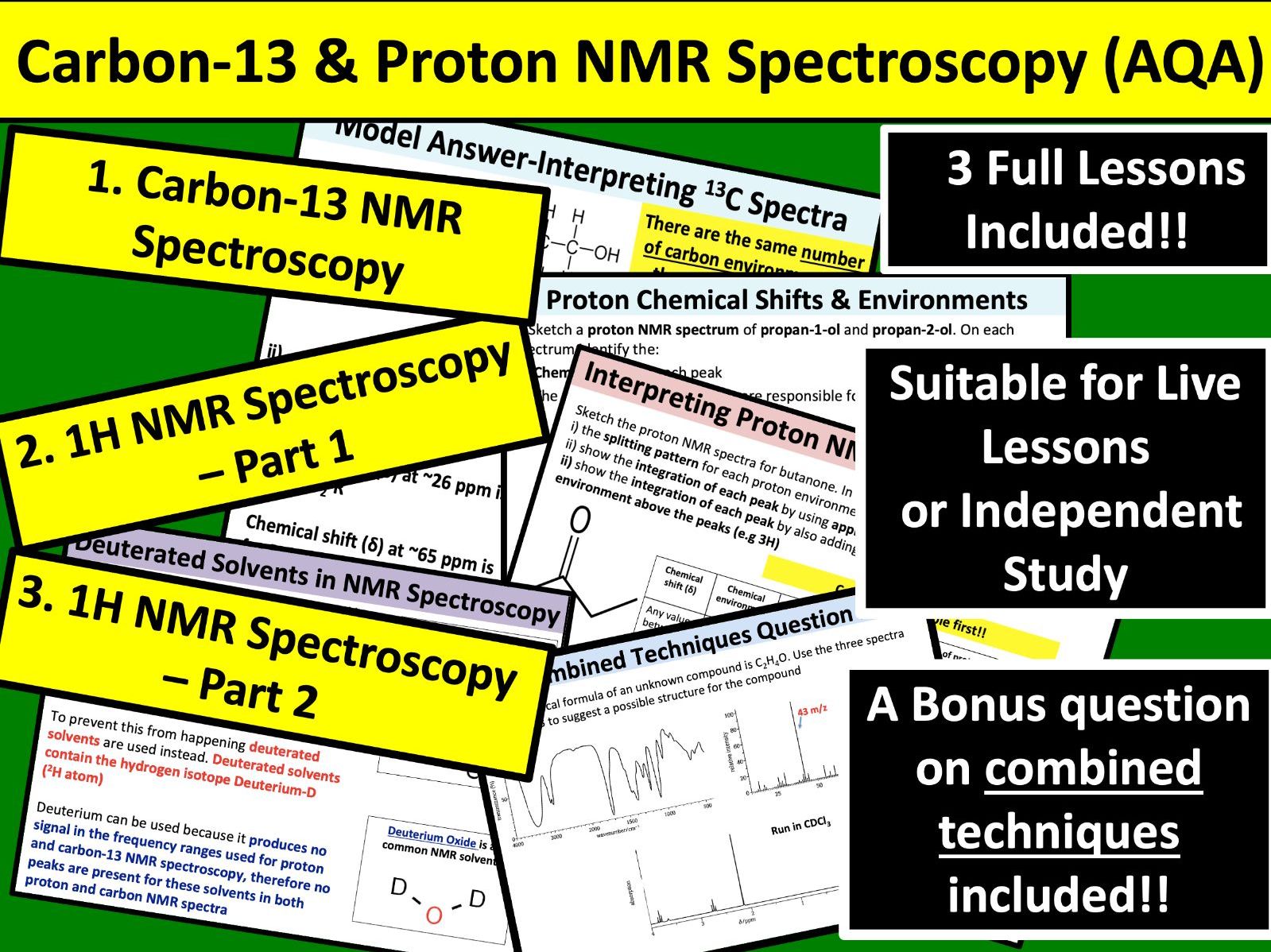 NMR Spectroscopy (AQA)