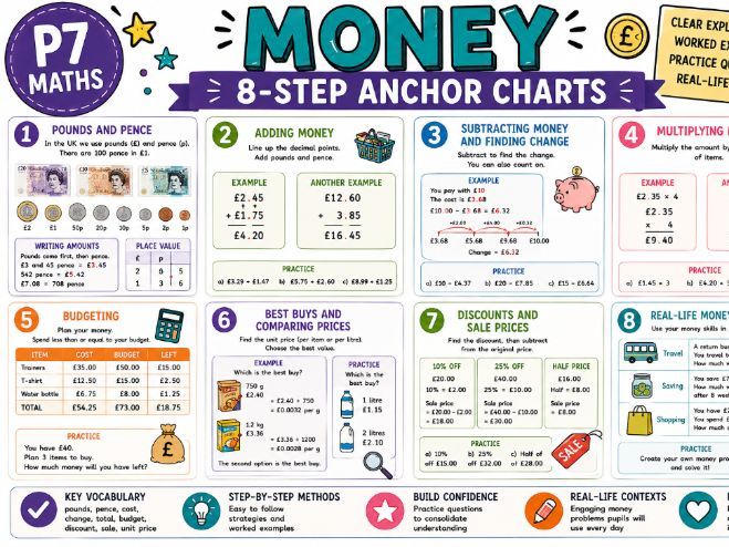 Money P7 Anchor Charts
