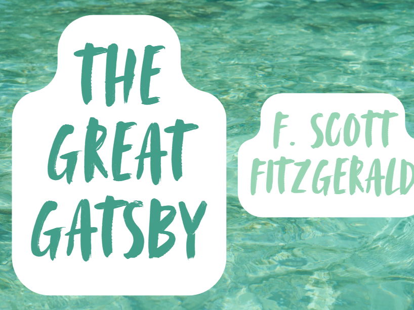 KS5 The Great Gatsby A Level Literature Classroom Display