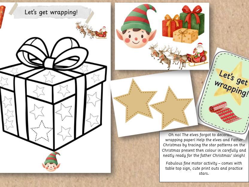 Fine Motor Christmas Present