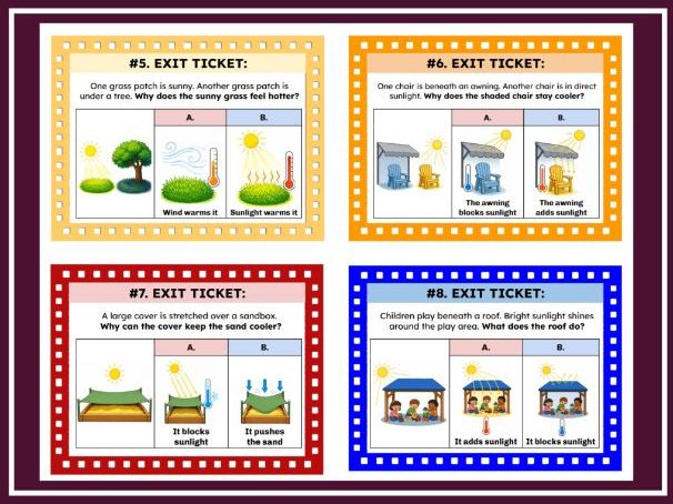 NGSS K-PS3-2 Tools and Materials to Reduce Sunlight Warming | Kindergarten Science