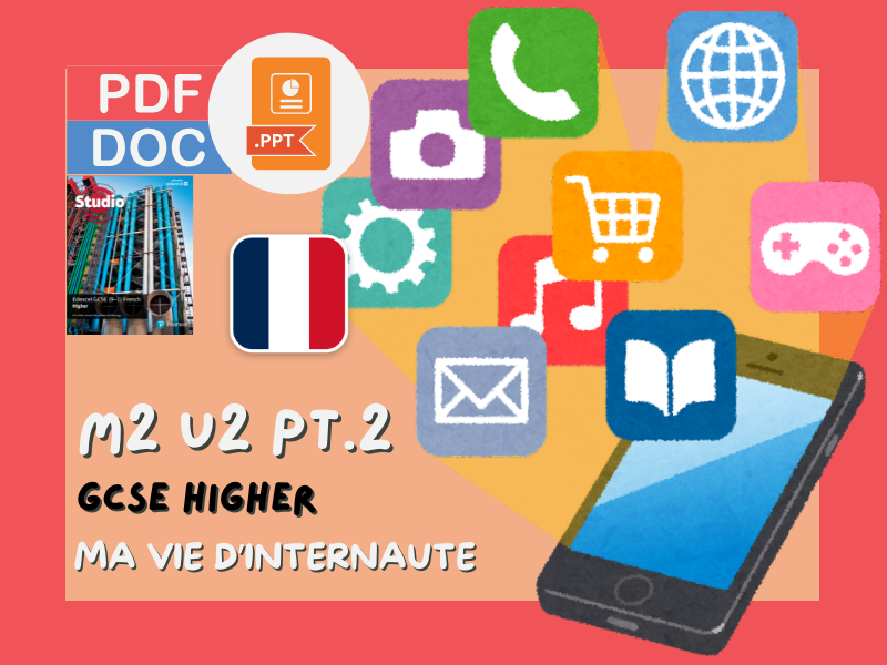 GCSE French - Studio Higher - Module 2 Unit 2 pt.2 - Ma vie d'internaute