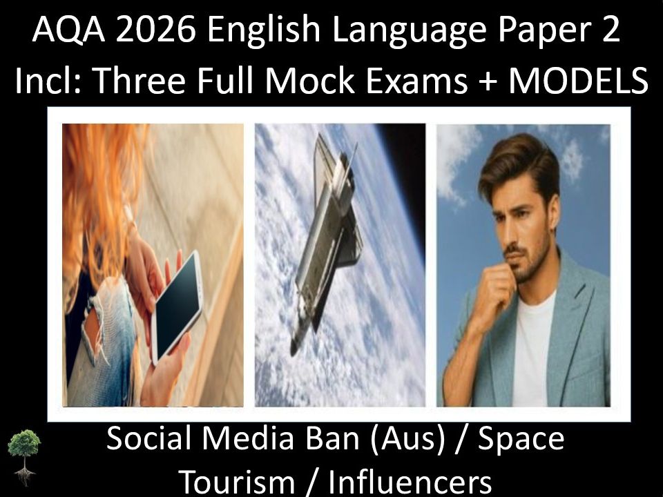 Three AQA 2026 English Language Paper 2 Mocks | MODELS