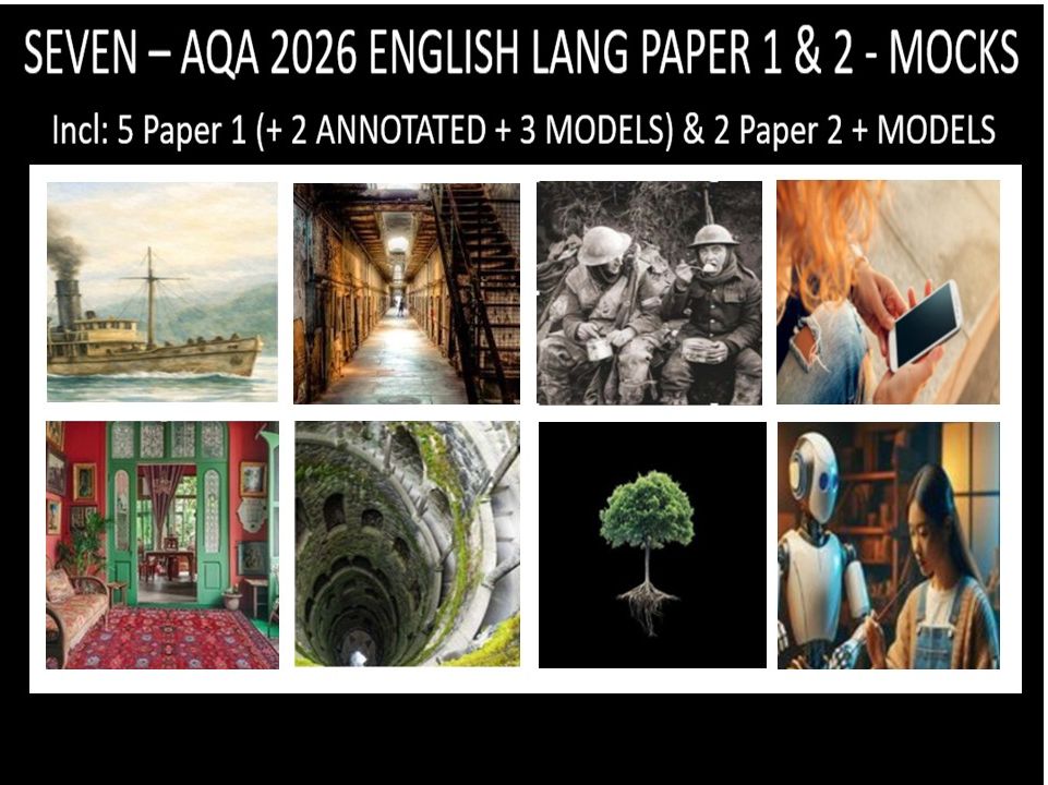 SEVEN - AQA PAPER 1 & 2  | 2026 FULL MOCKS | ANNOTATED | MODELS