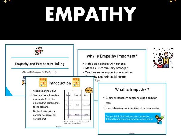 Empathy & Perspective Taking SEL Lesson 5th Grade Social Skills Activities