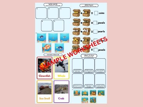 Dive Into Learning: Under the Sea Activity Pack (42 Pages)