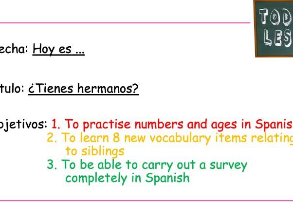 KS3 Spanish Viva 1 - Mi vida Lessons 5-9 Bundle (PPT Pack)